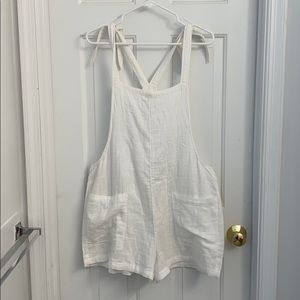 Aerie Linen Overalls